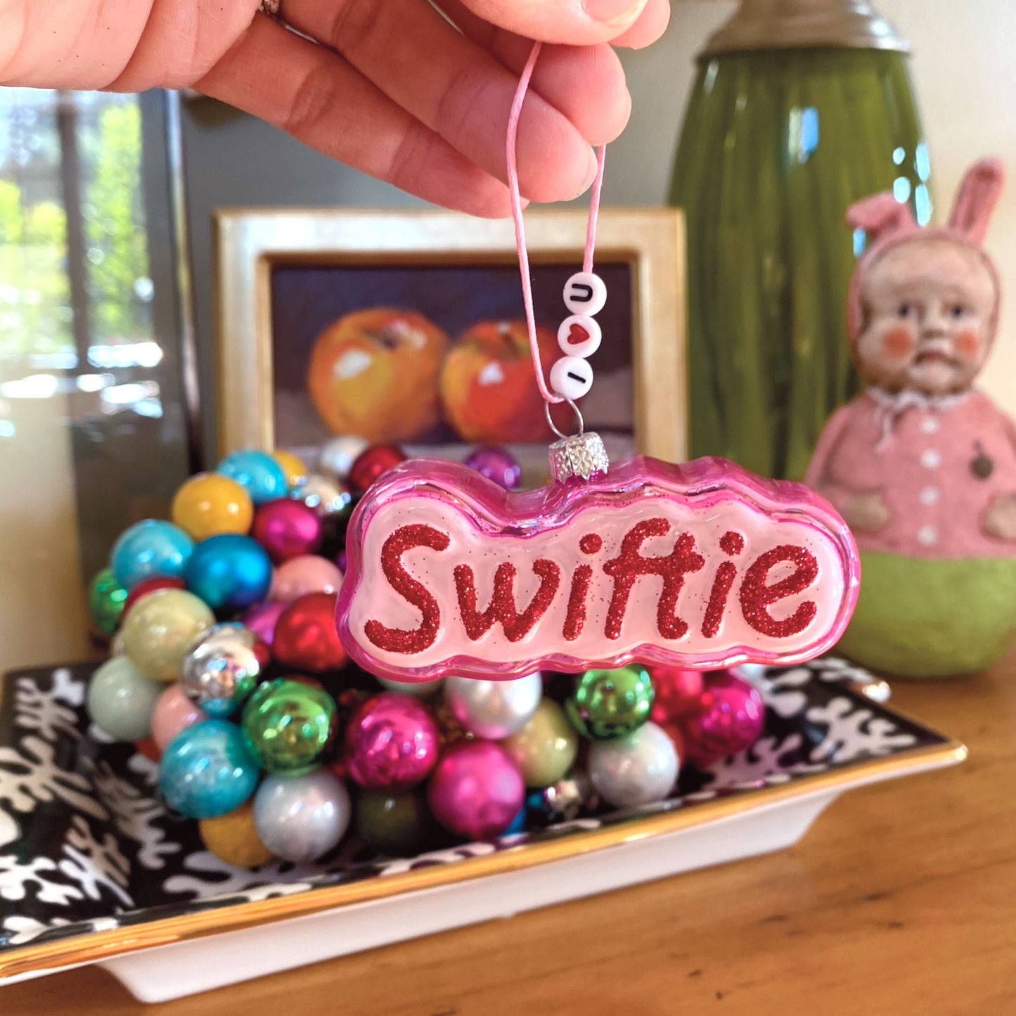 Swiftie Glass Ornament