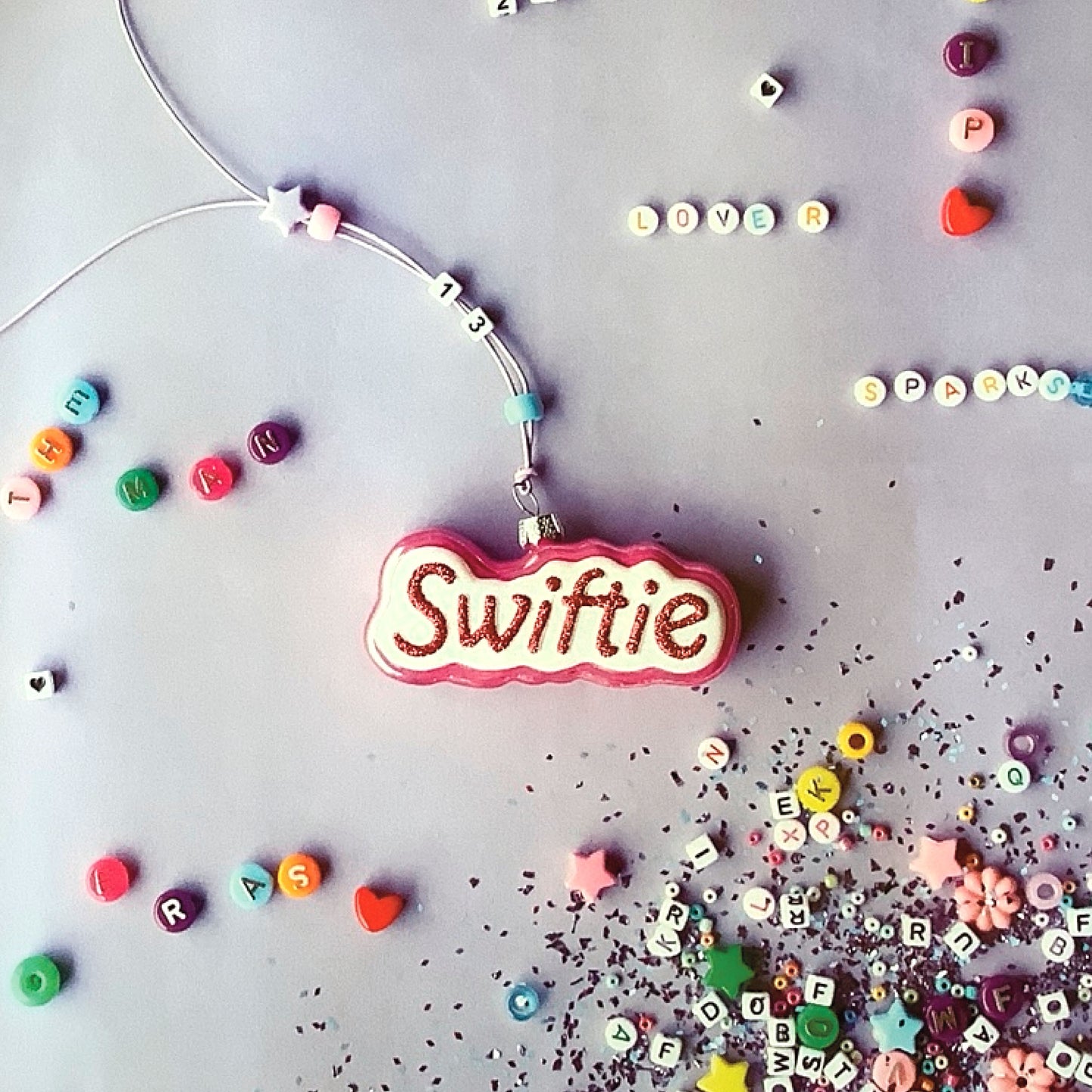 Swiftie Glass Ornament