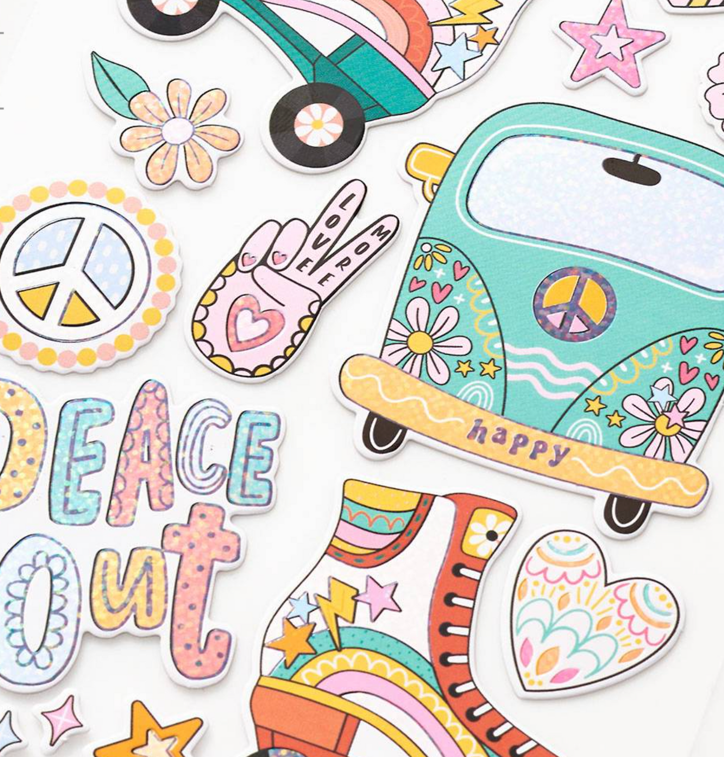 Retro Groovy Stickers