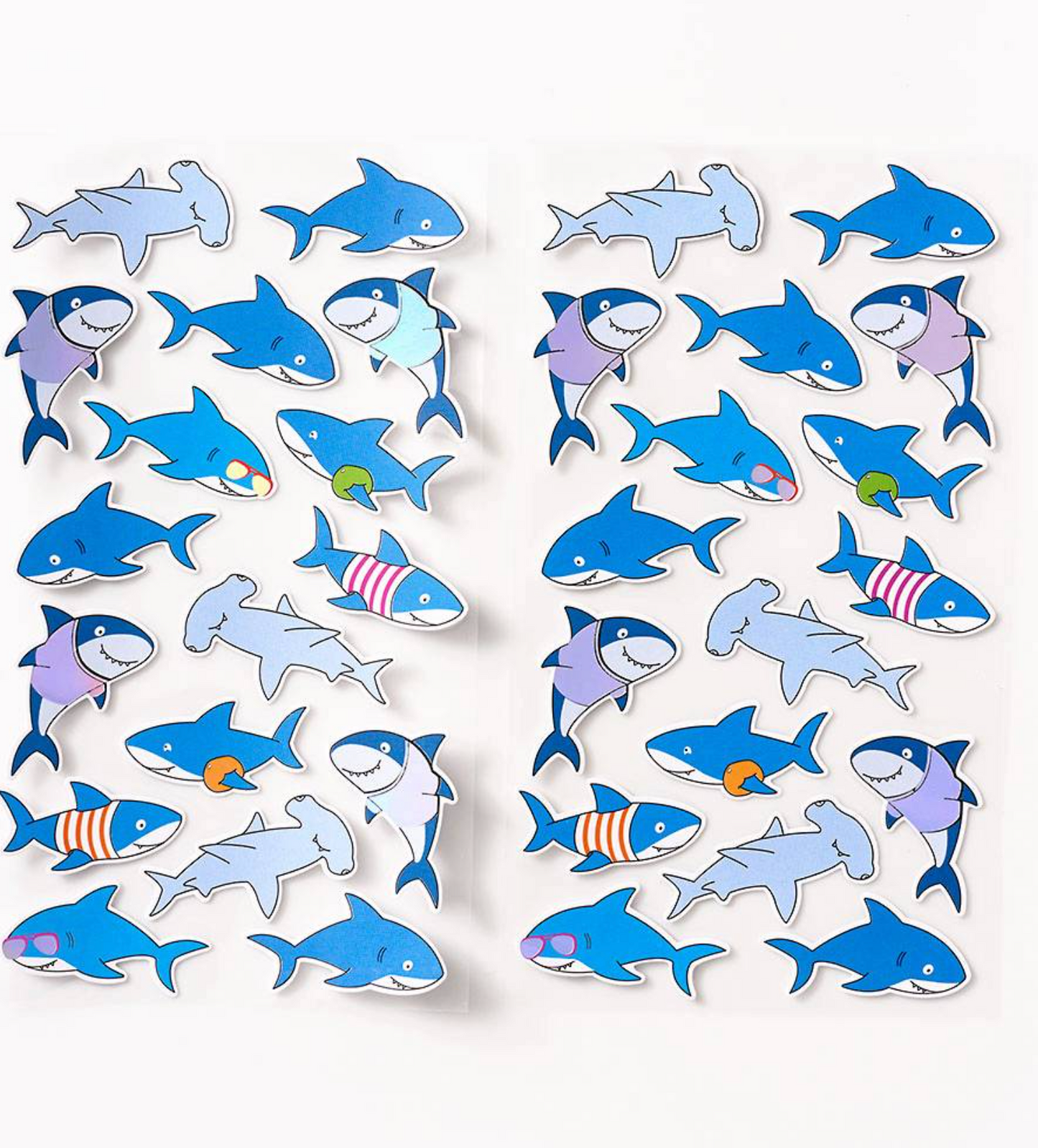 Friendly Sharks Stickers