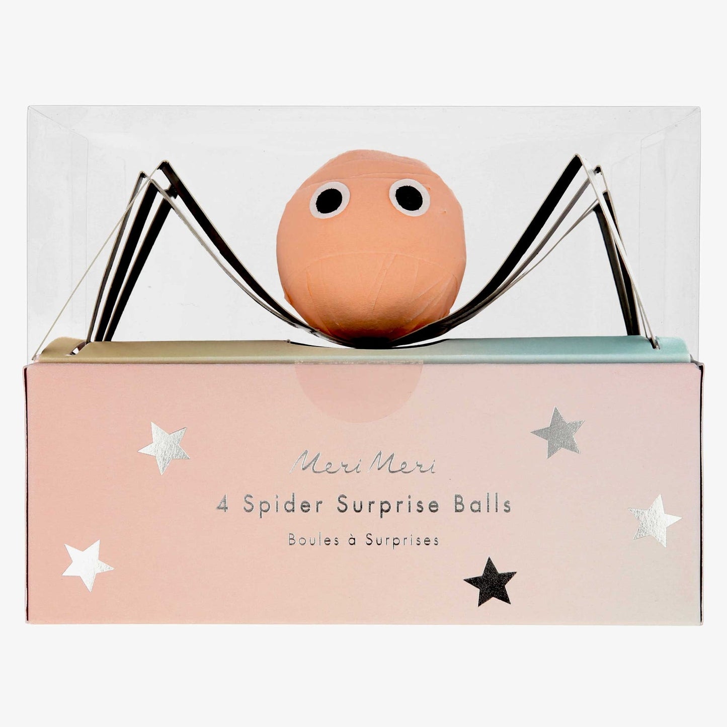Pastel Spider Surprise Balls x4