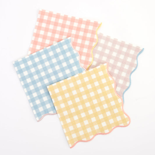 Gingham Small Napkins