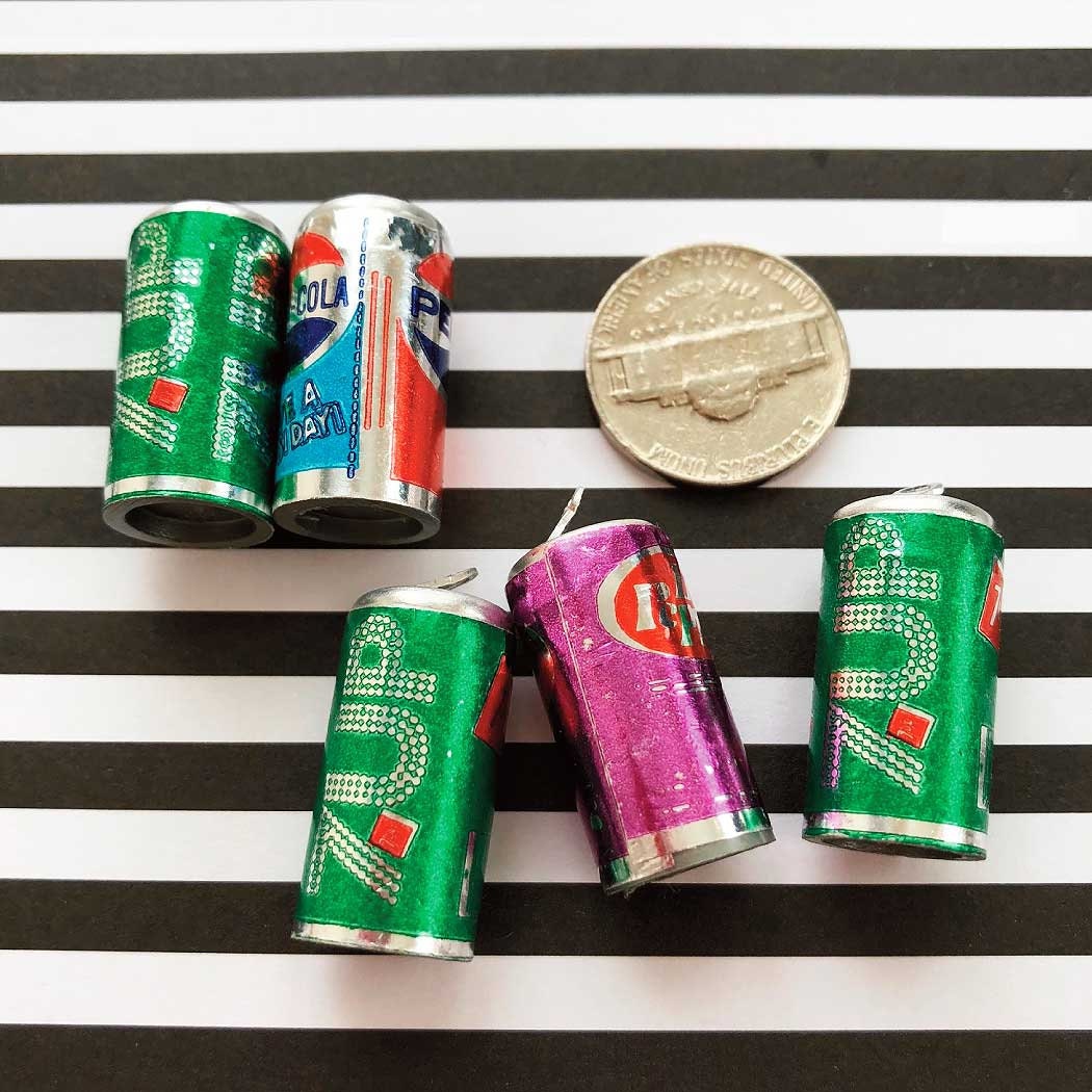 Vintage Soda Can Charms (4)