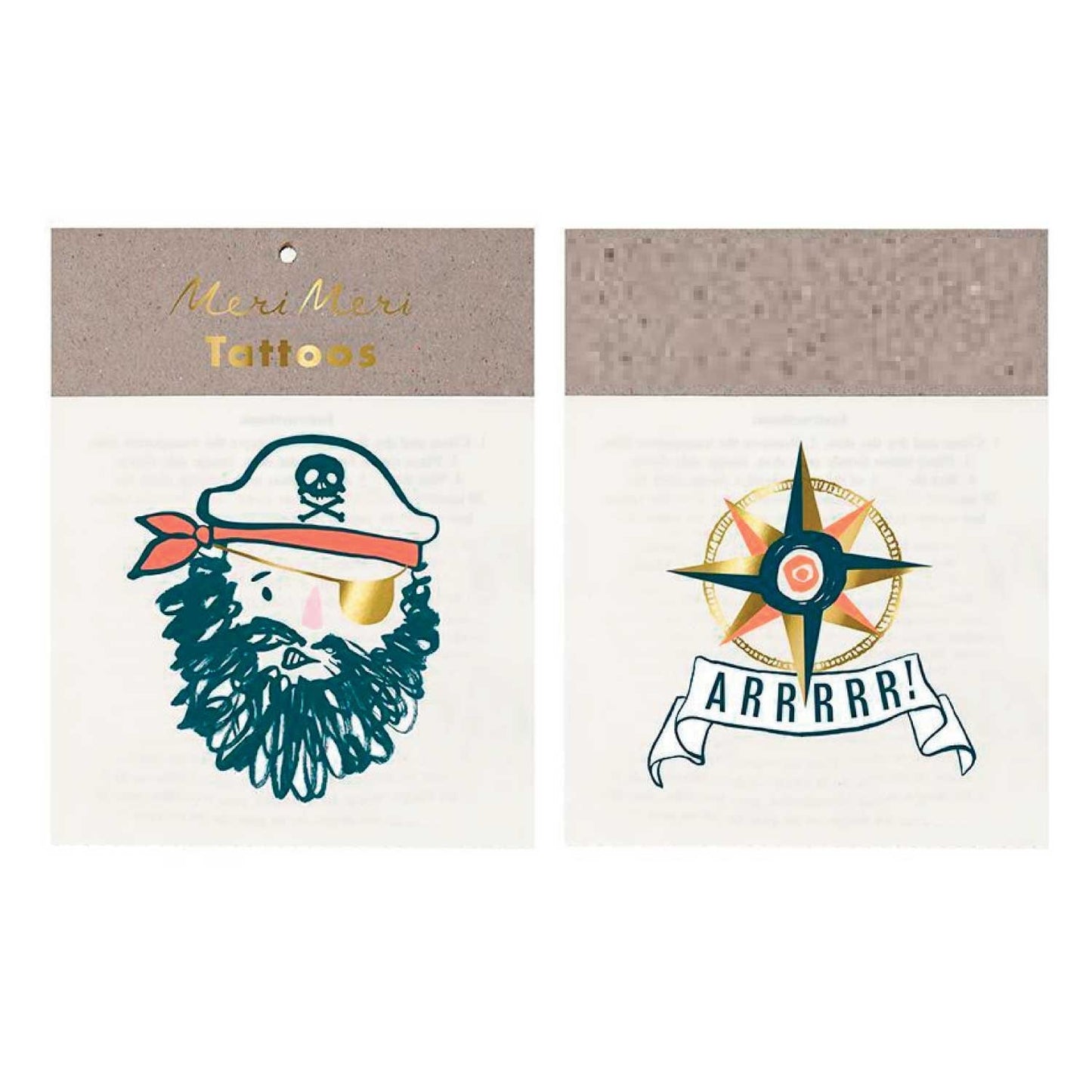 Bearded Pirate Tattoos