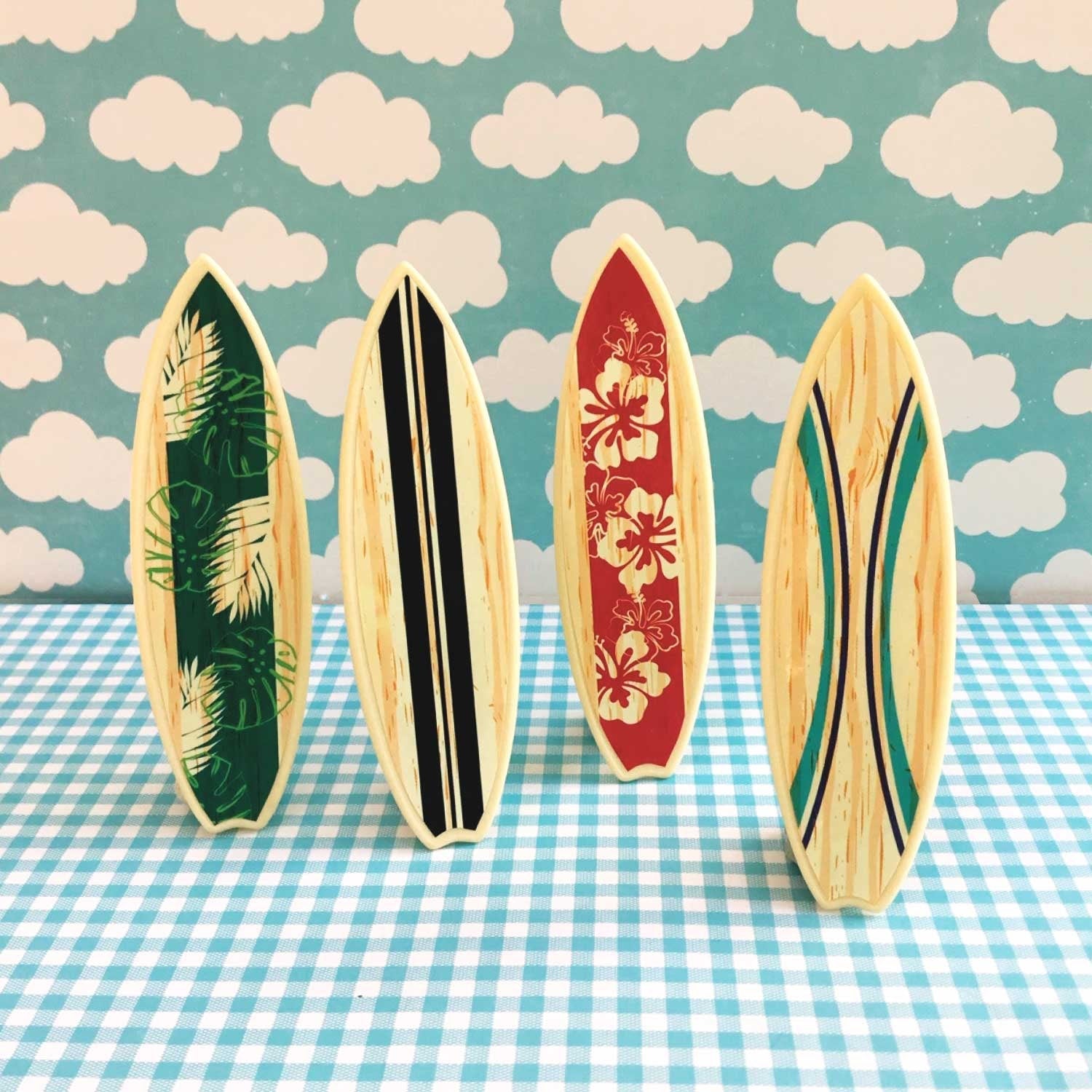 Surfboard Cake Toppers (12) – Cranky Cakes