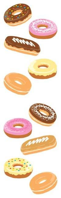 Mrs. Grossman’s Frosted Donut Stickers