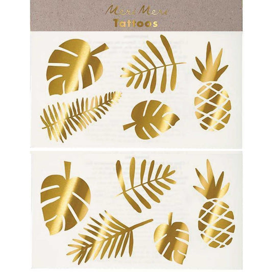 Gold Tropical Tattoos