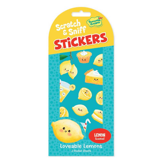 Loveable Lemon Scratch and Sniff Stickers