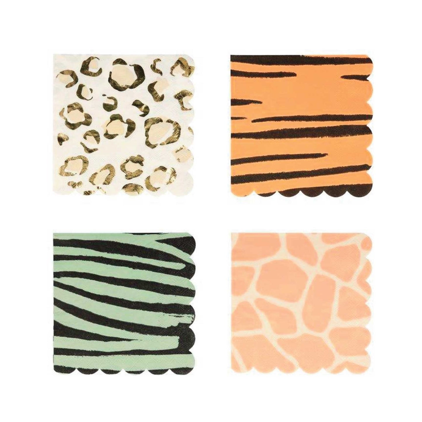 Safari Animal Print Small Napkins