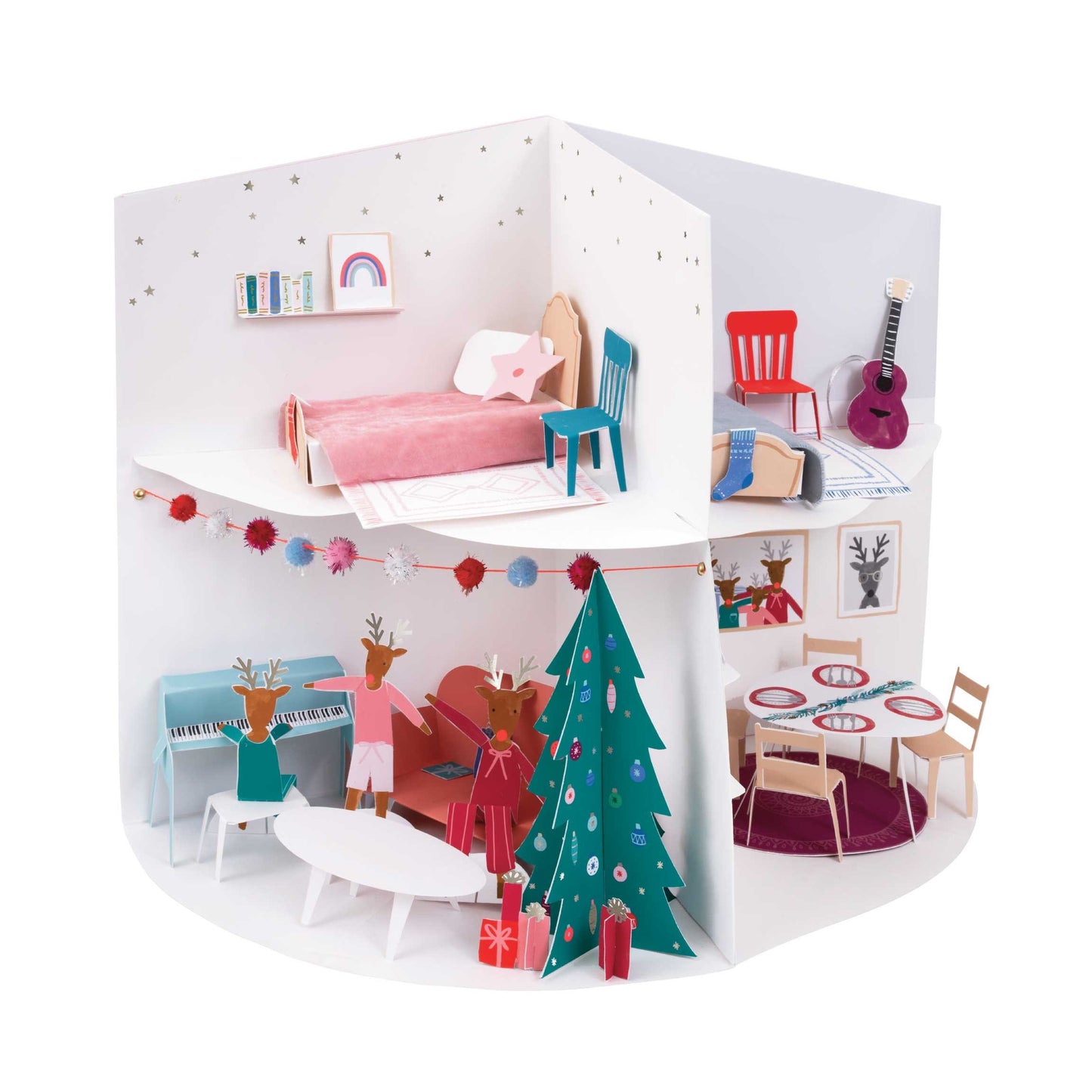 Festive House Paper Craft Advent Calendar