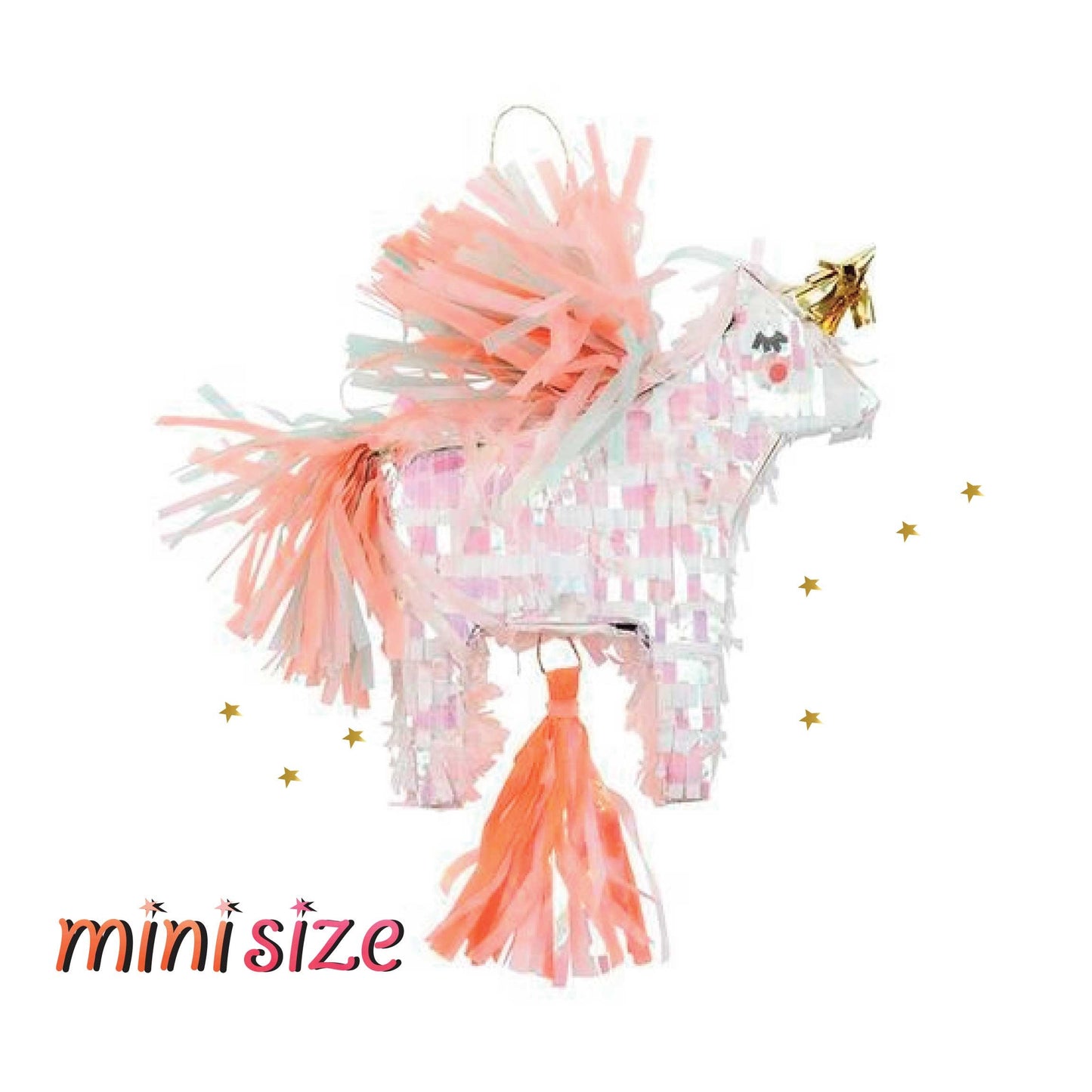 Unicorn Mini Piñata Favor Box