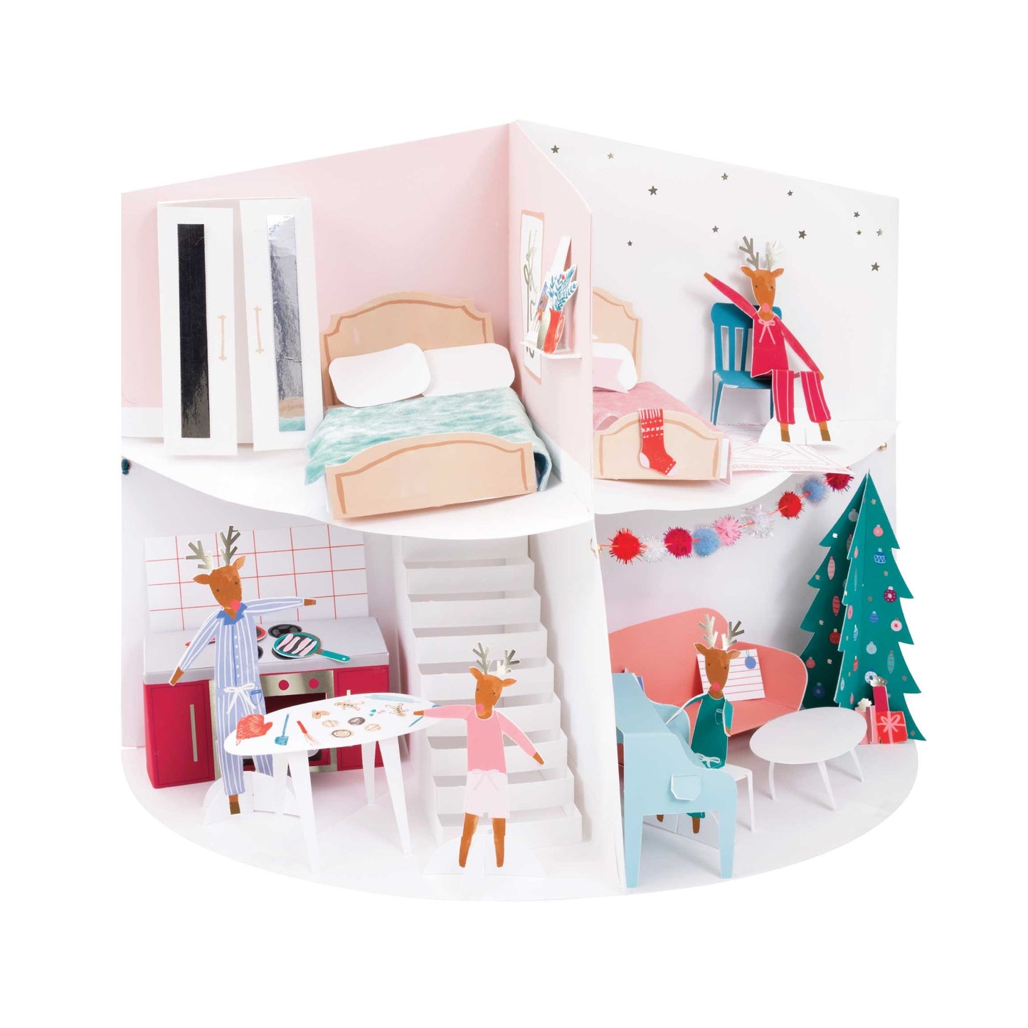 Festive House Paper Craft Advent Calendar