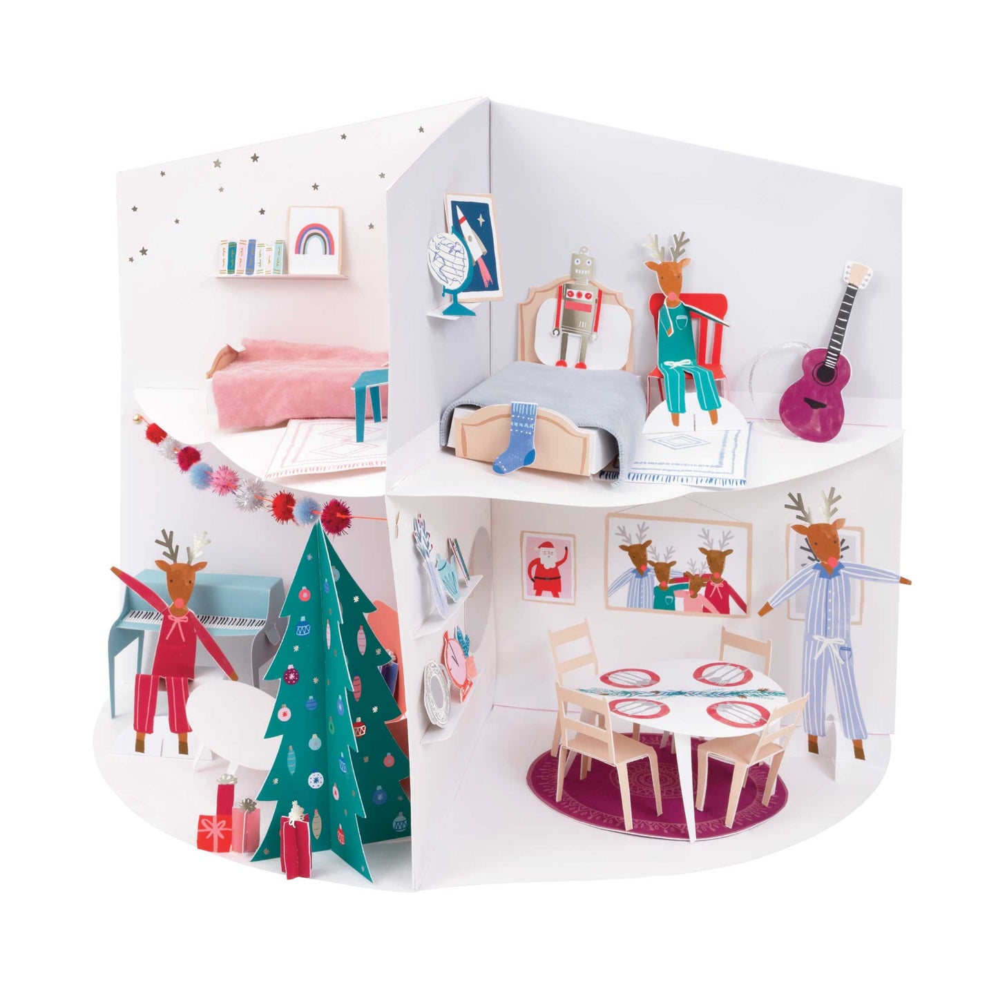 Festive House Paper Craft Advent Calendar