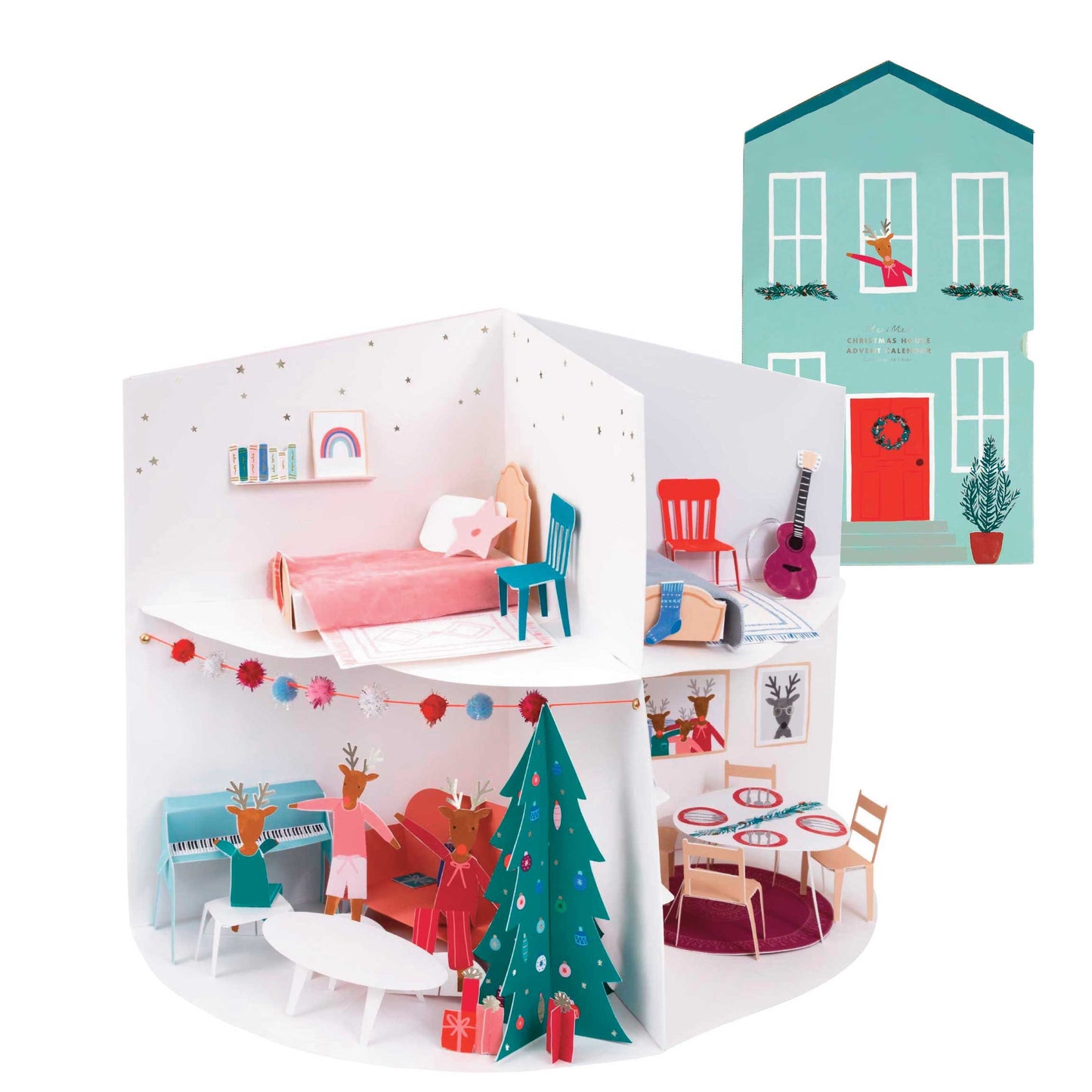 Festive House Paper Craft Advent Calendar