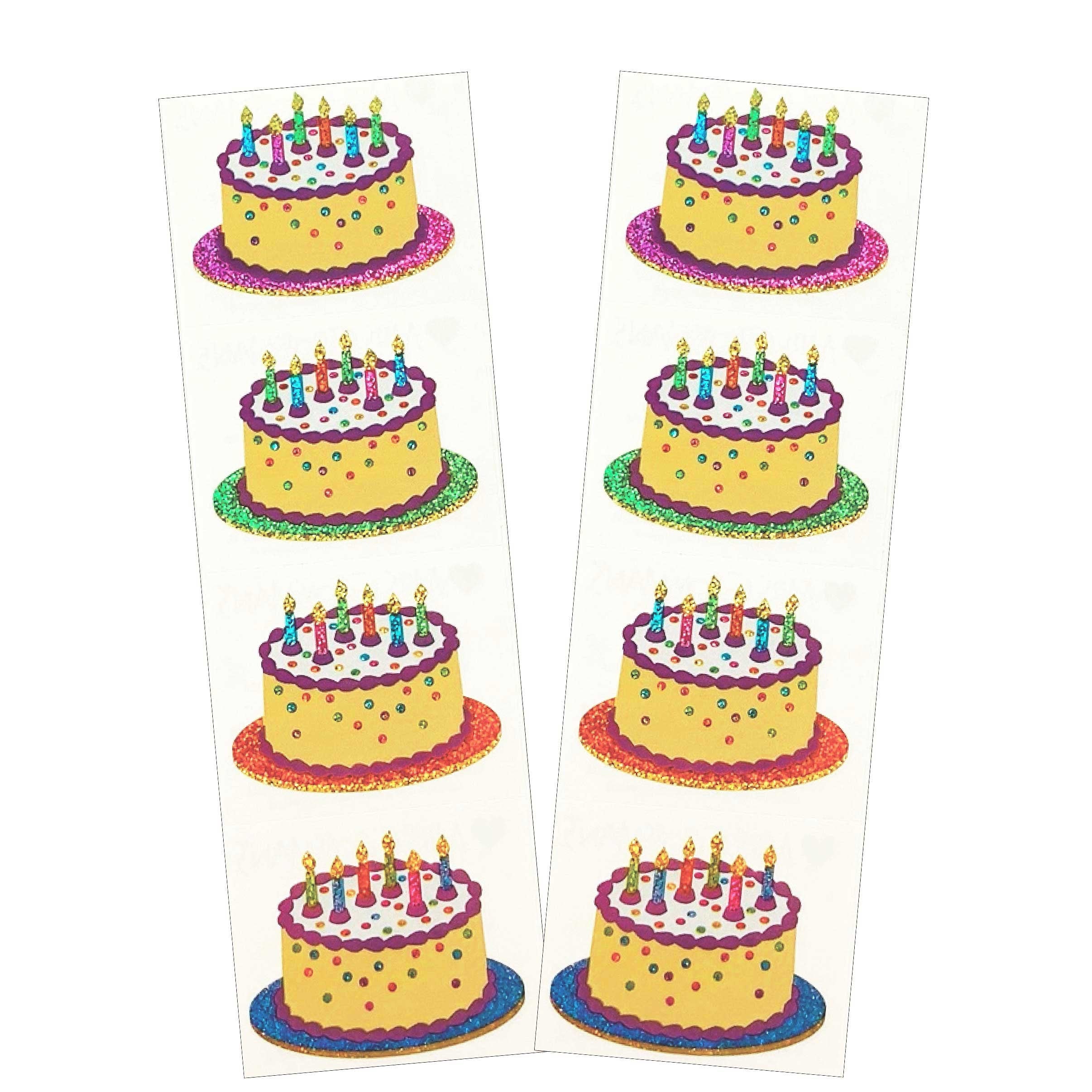 2x Animated Stream Decoration: Paste Blue Purple Blueberry Happy Birthday  Cake, Sparkles Candle Party, Celebrate Anniversary Twitch Overlay - Etsy