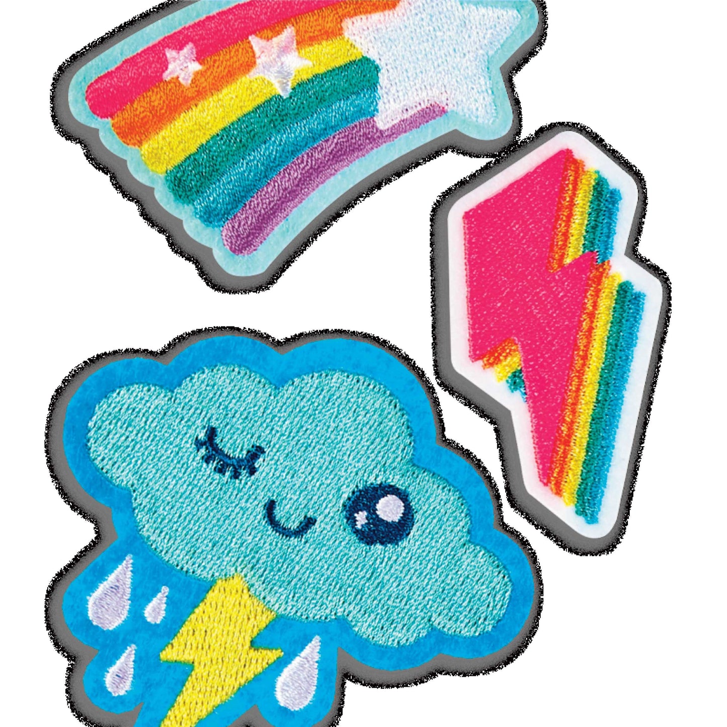 Sky Pals Iron-on Patches: OOLY Rainbow Star