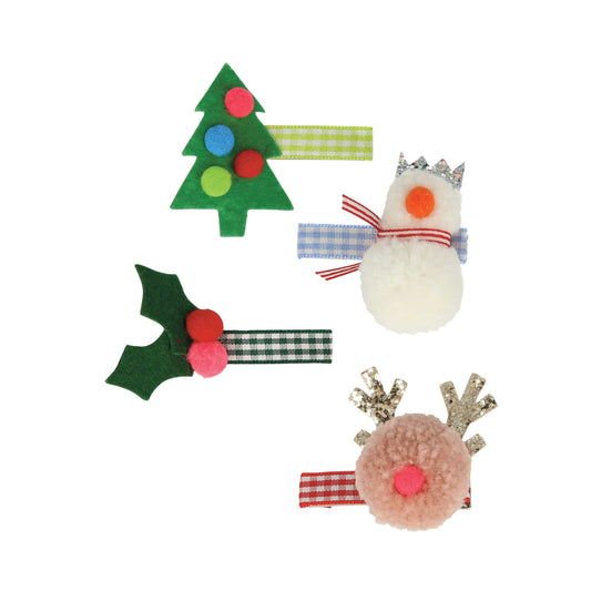 Festive Icon Christmas Hair Clips