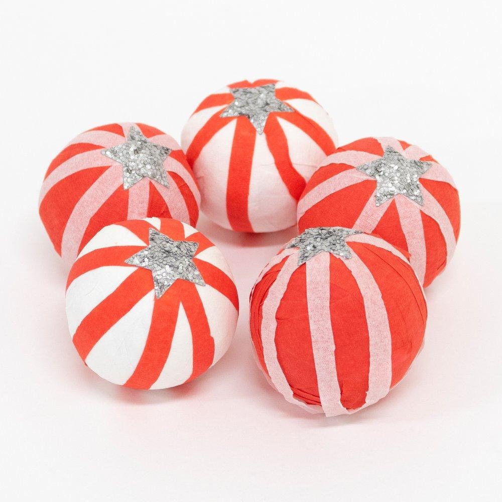 Peppermint Candy Surprise Balls x6