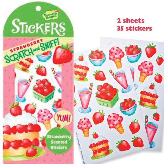 Strawberry Scratch and Sniff Stickers